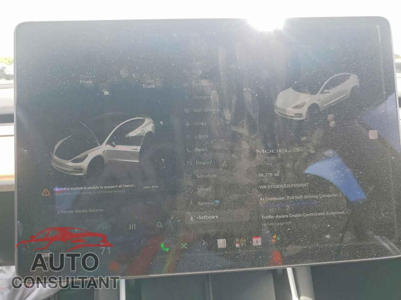 TESLA MODEL 3 2020 - 5YJ3E1EB2LF650047
