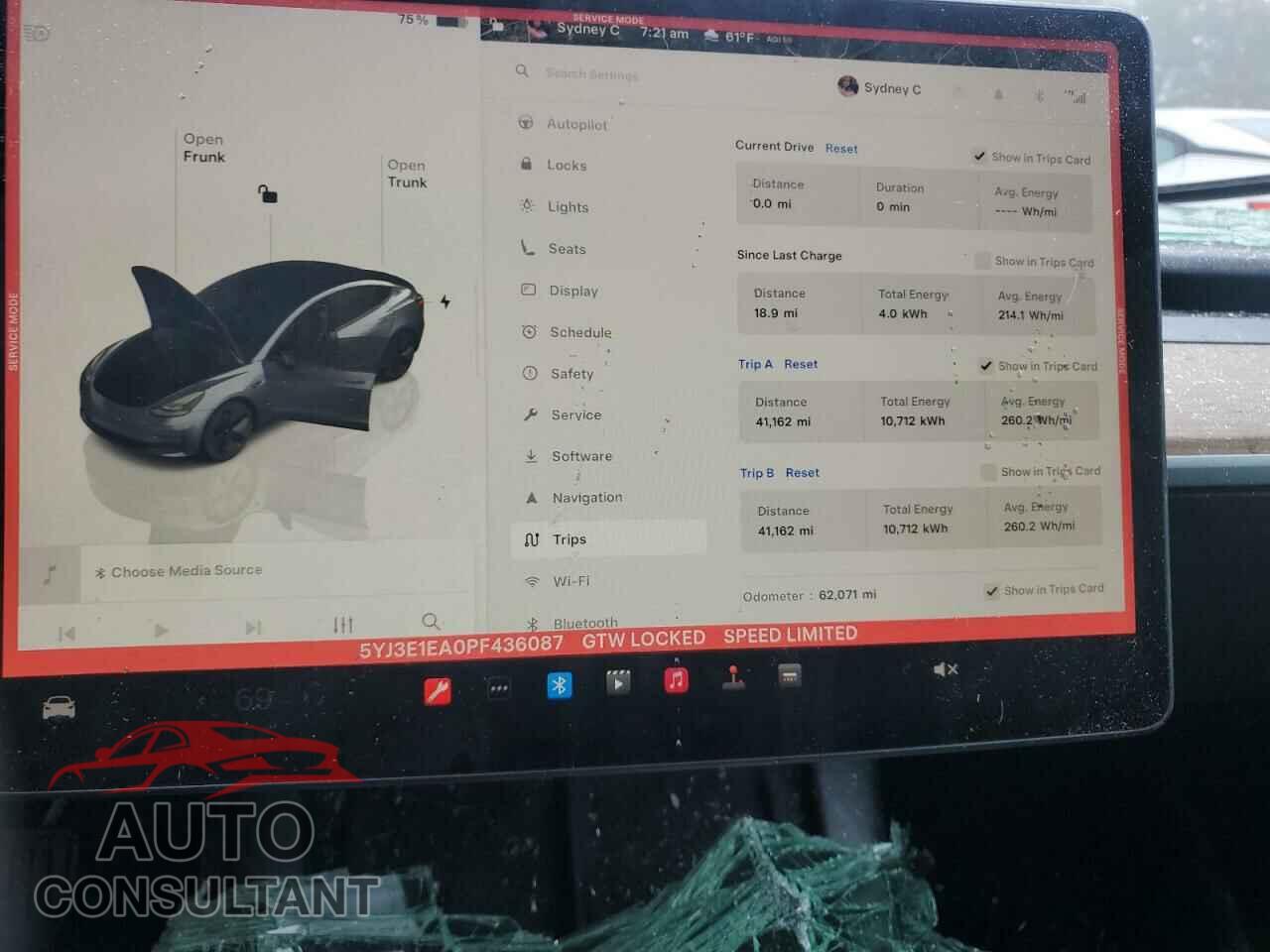 TESLA MODEL 3 2023 - 5YJ3E1EA0PF436087