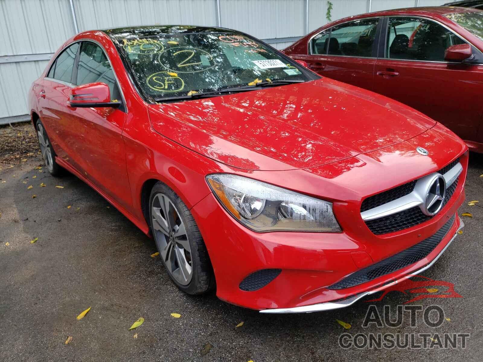 MERCEDES-BENZ CLA-CLASS 2019 - WDDSJ4GB3KN727097