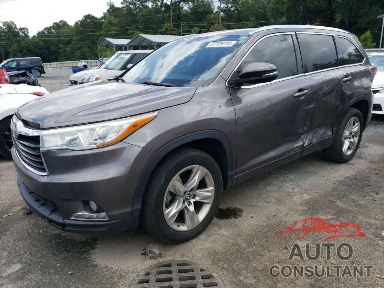 TOYOTA HIGHLANDER 2016 - 5TDYKRFH0GS156867