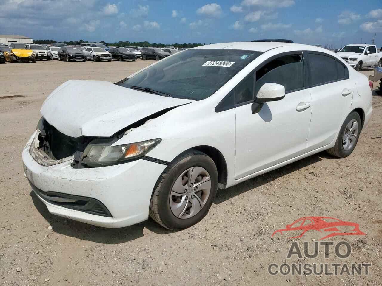 HONDA CIVIC 2013 - 2HGFB2F51DH600290