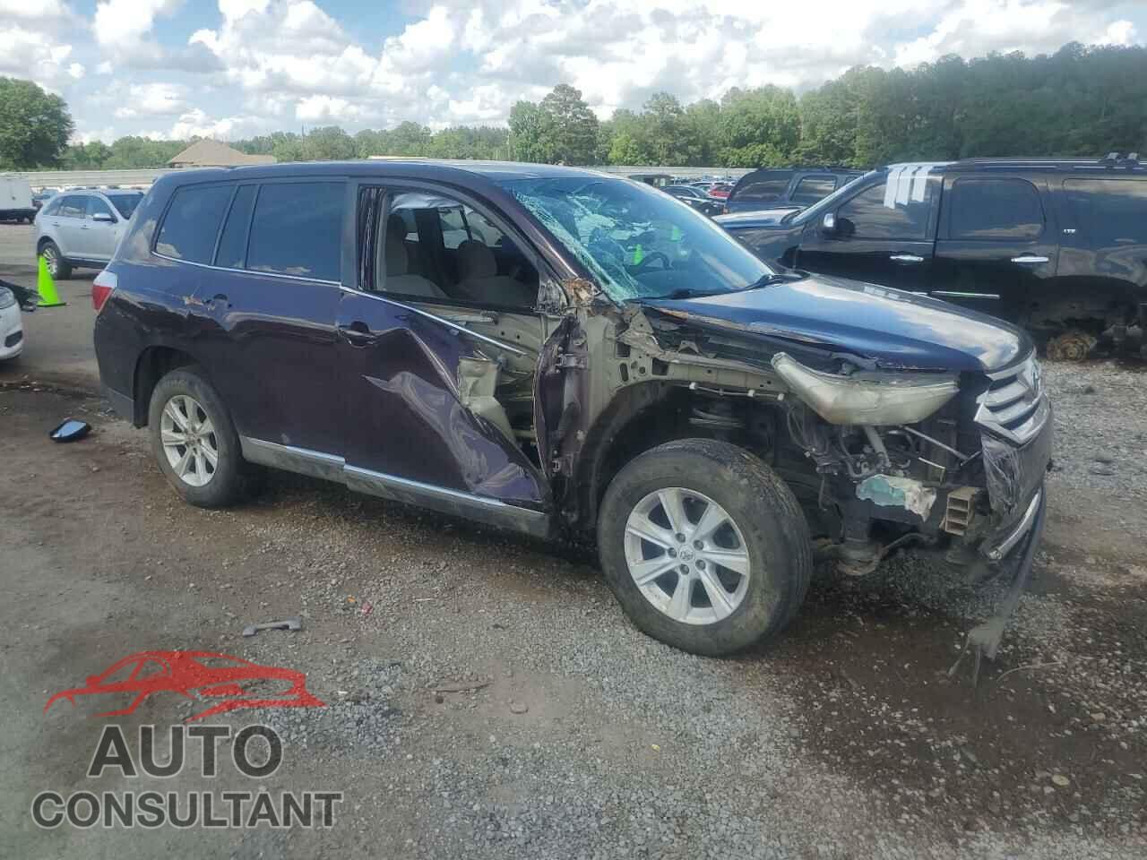 TOYOTA HIGHLANDER 2013 - 5TDBK3EH1DS207938