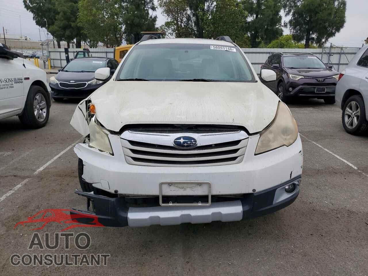 SUBARU OUTBACK 2011 - 4S4BRBKC0B3444431