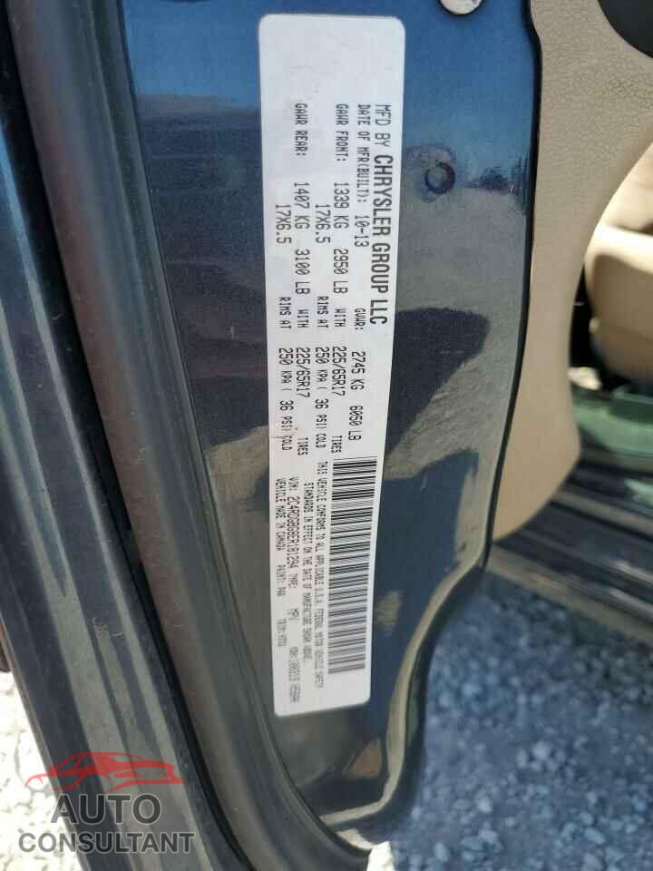 DODGE CARAVAN 2014 - 2C4RDGBG8ER181294