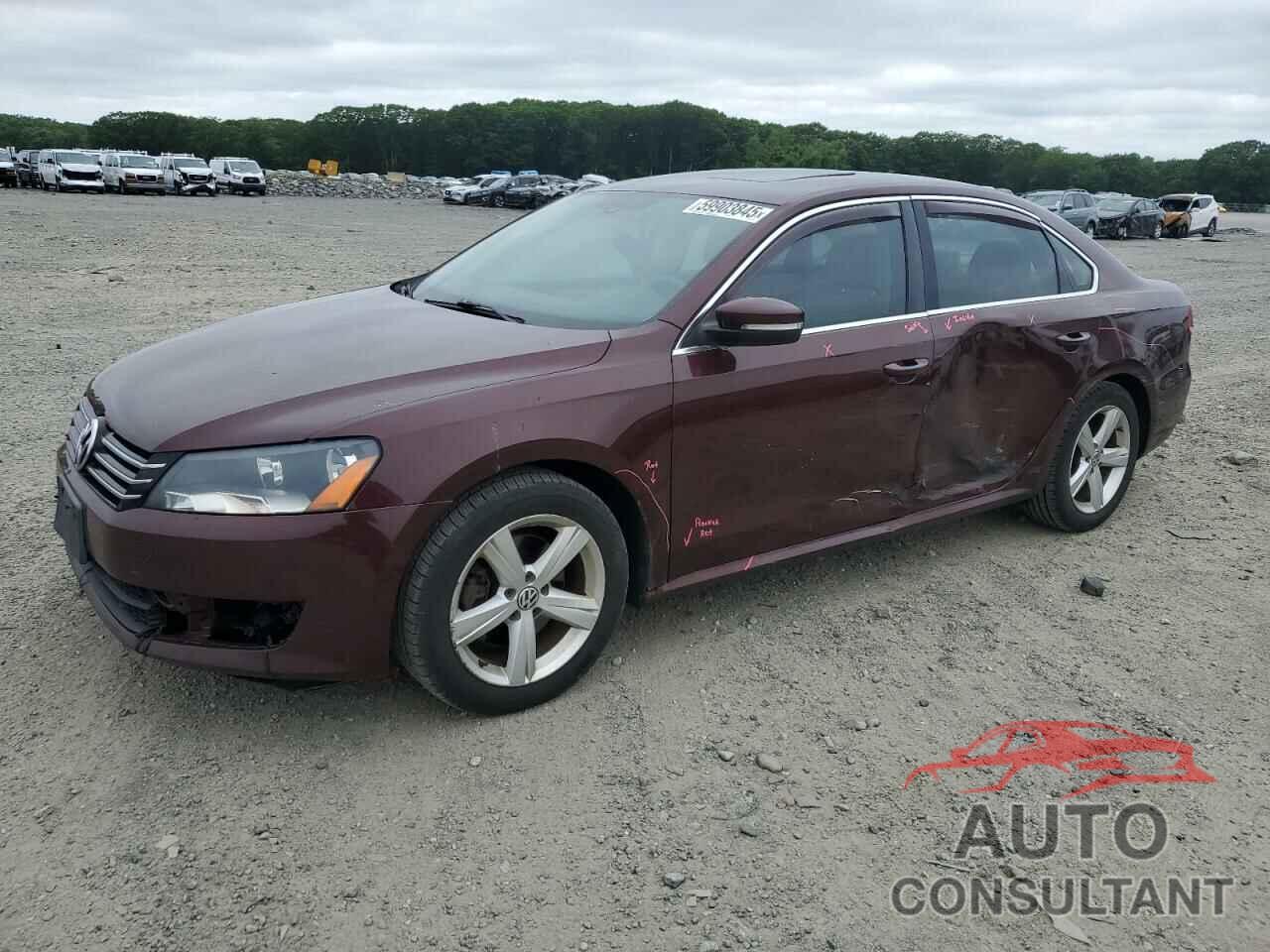 VOLKSWAGEN PASSAT 2013 - 1VWBP7A31DC058125
