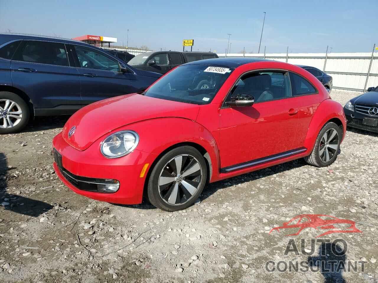 VOLKSWAGEN BEETLE 2012 - 3VWVA7AT6CM653970