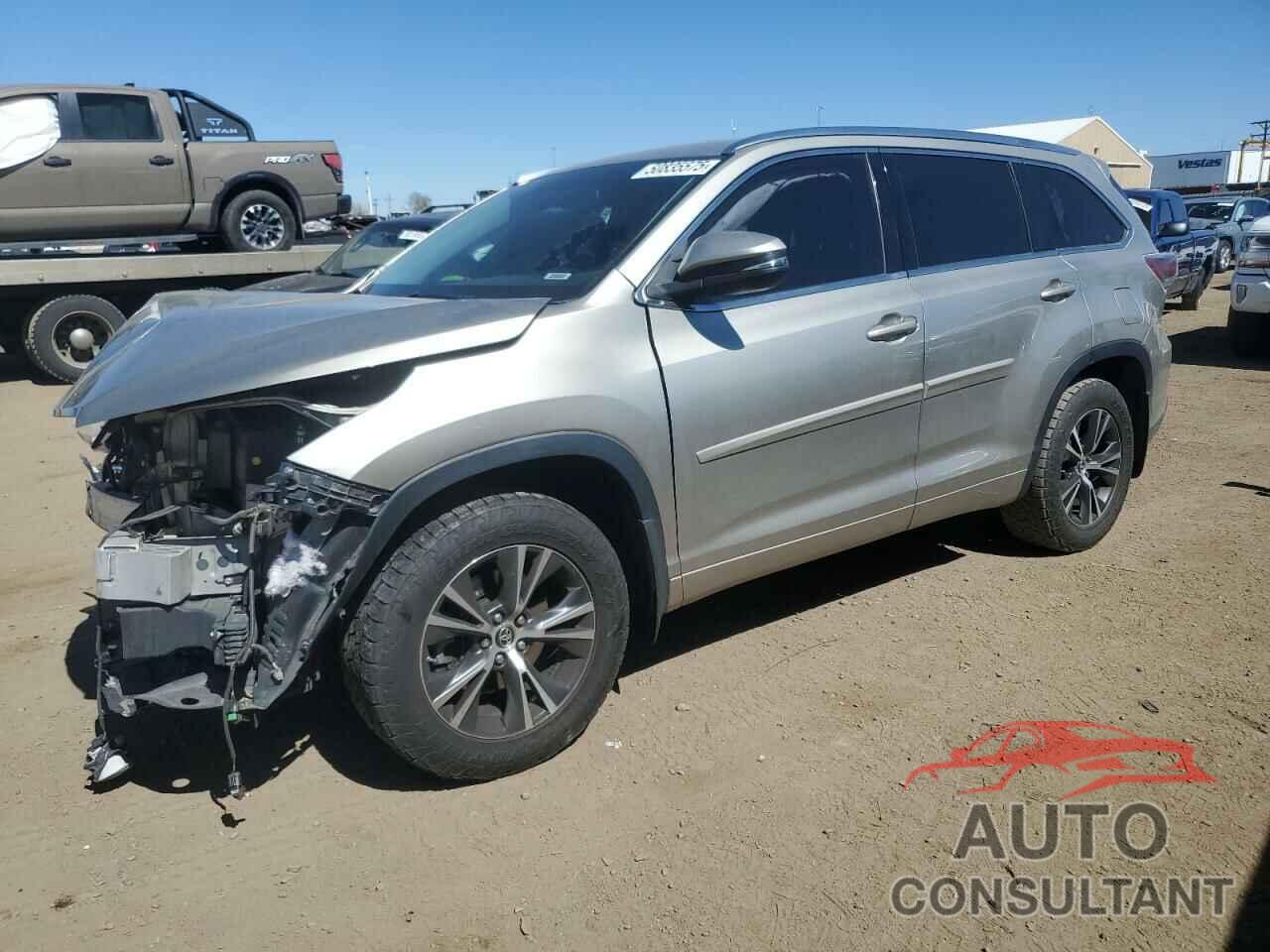 TOYOTA HIGHLANDER 2016 - 5TDJKRFH4GS250168