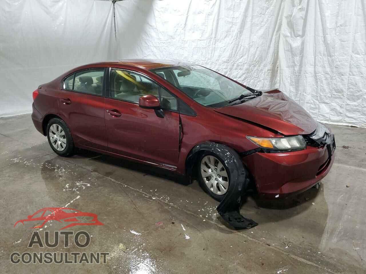 HONDA CIVIC 2012 - 19XFB2F52CE036545