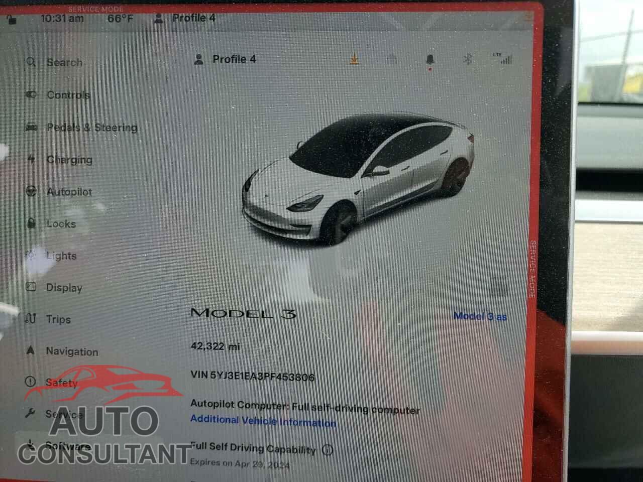 TESLA MODEL 3 2023 - 5YJ3E1EA3PF453806