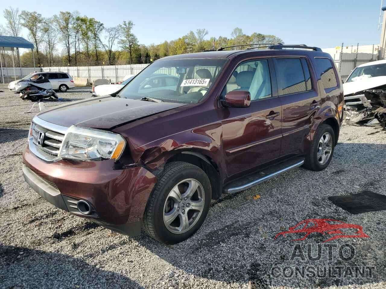 HONDA PILOT 2013 - 5FNYF4H59DB017637