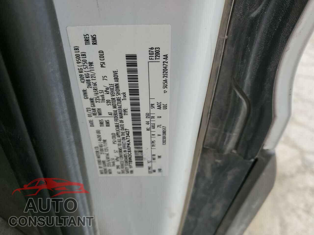 FORD TRANSIT 2023 - 1FTBW2C8XPKA73427