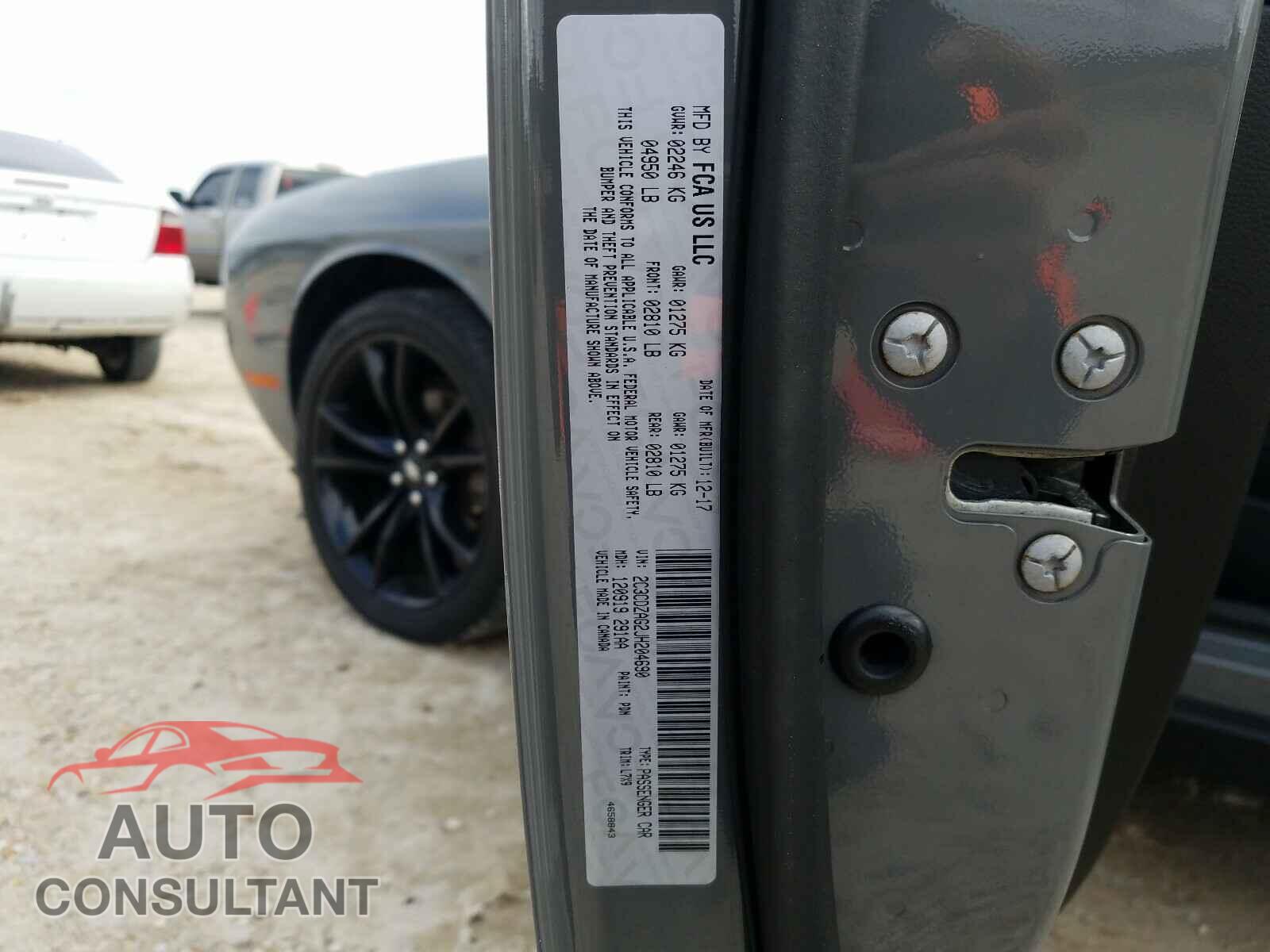 DODGE CHALLENGER 2018 - 2C3CDZAG2JH204690