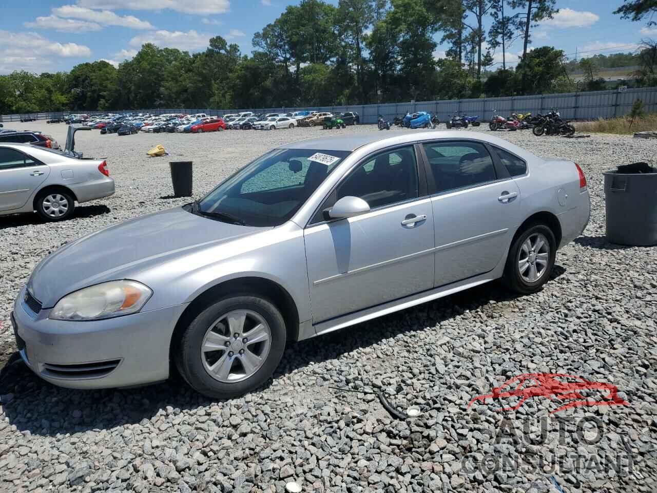 CHEVROLET IMPALA 2012 - 2G1WF5E35C1281576