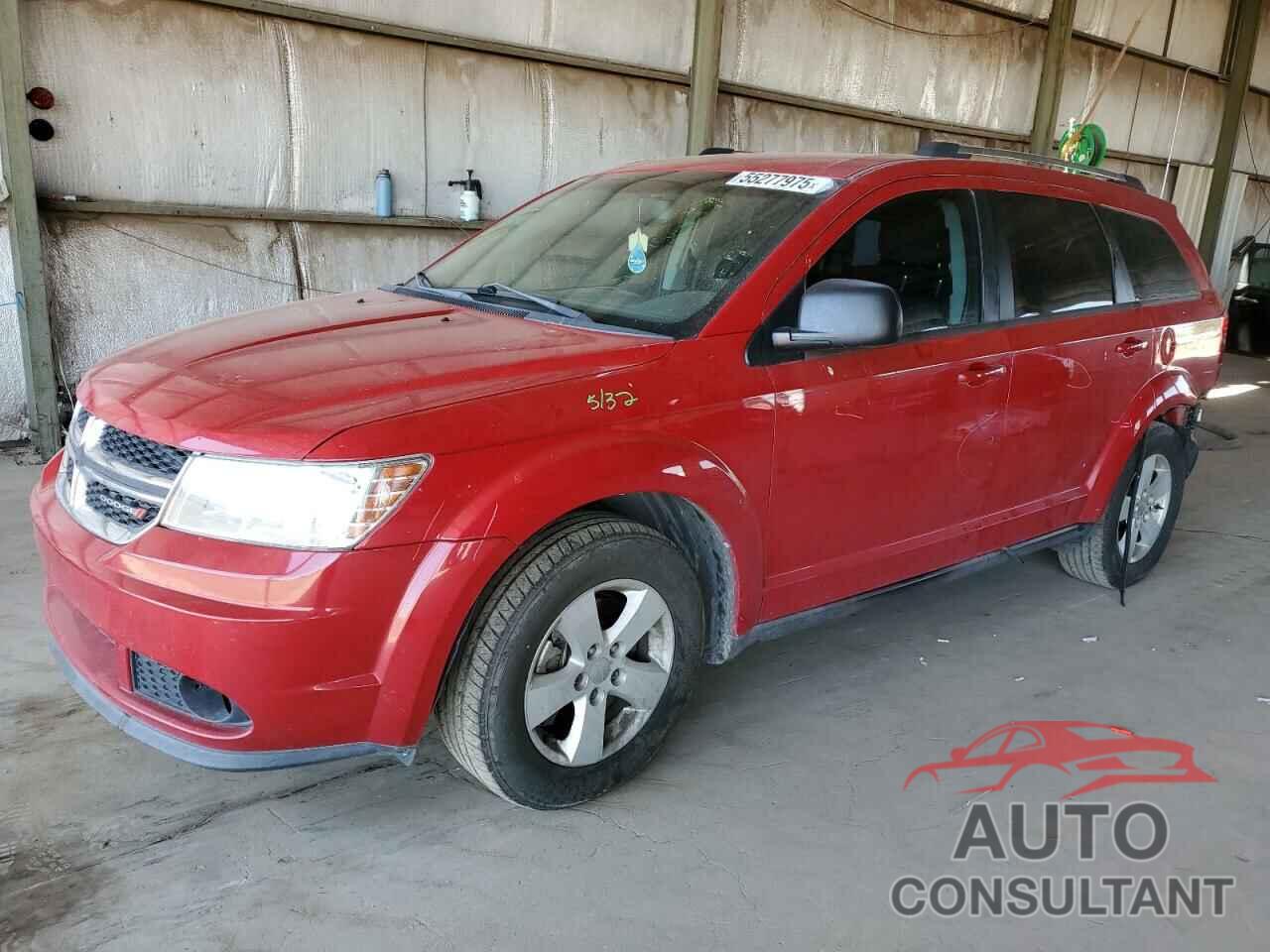 DODGE JOURNEY 2013 - 3C4PDCAB4DT611422