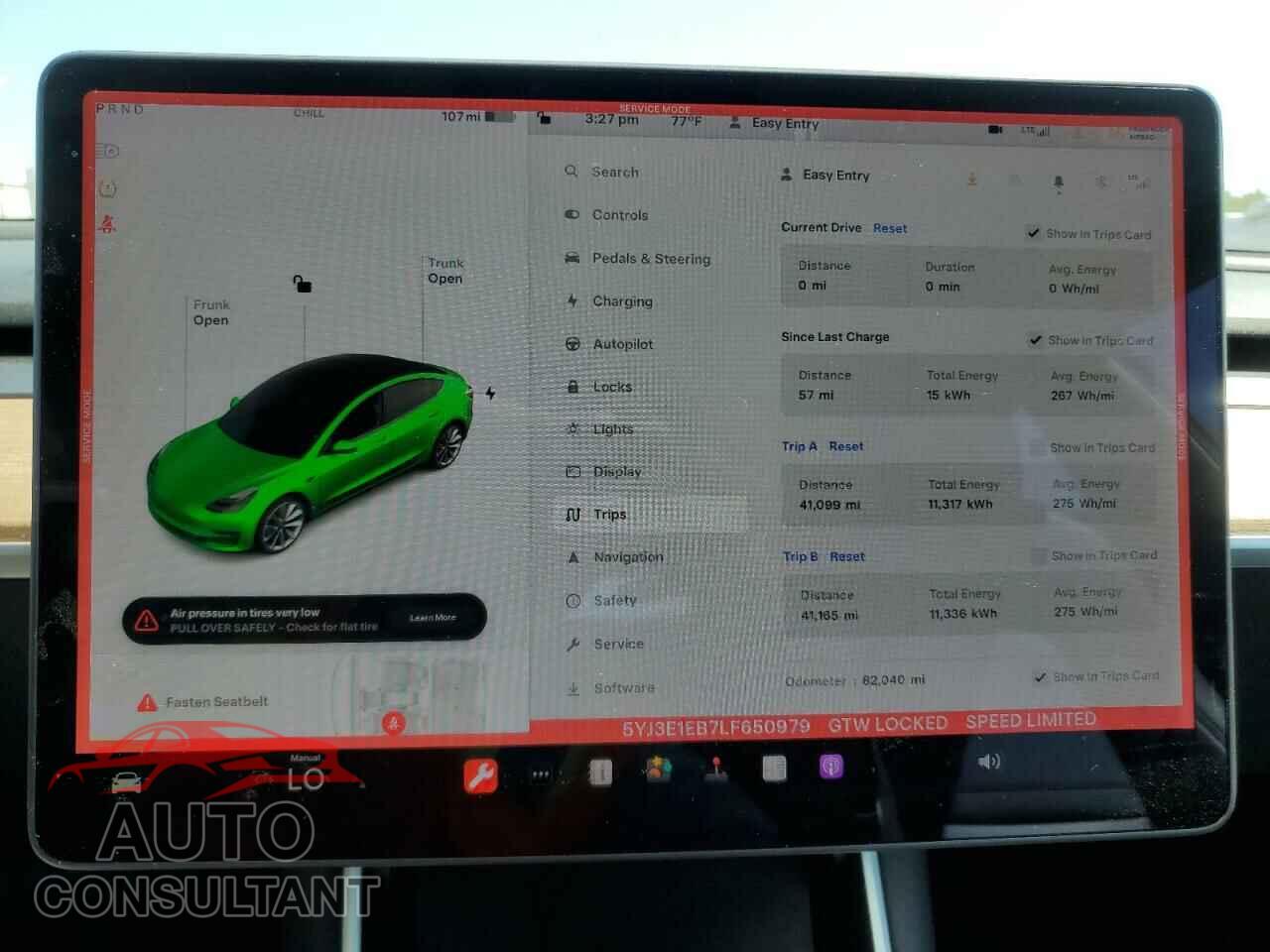 TESLA MODEL 3 2020 - 5YJ3E1EB7LF650979