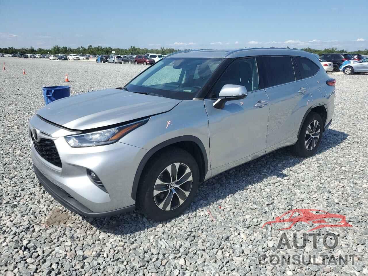 TOYOTA HIGHLANDER 2021 - 5TDGZRAHXMS034396