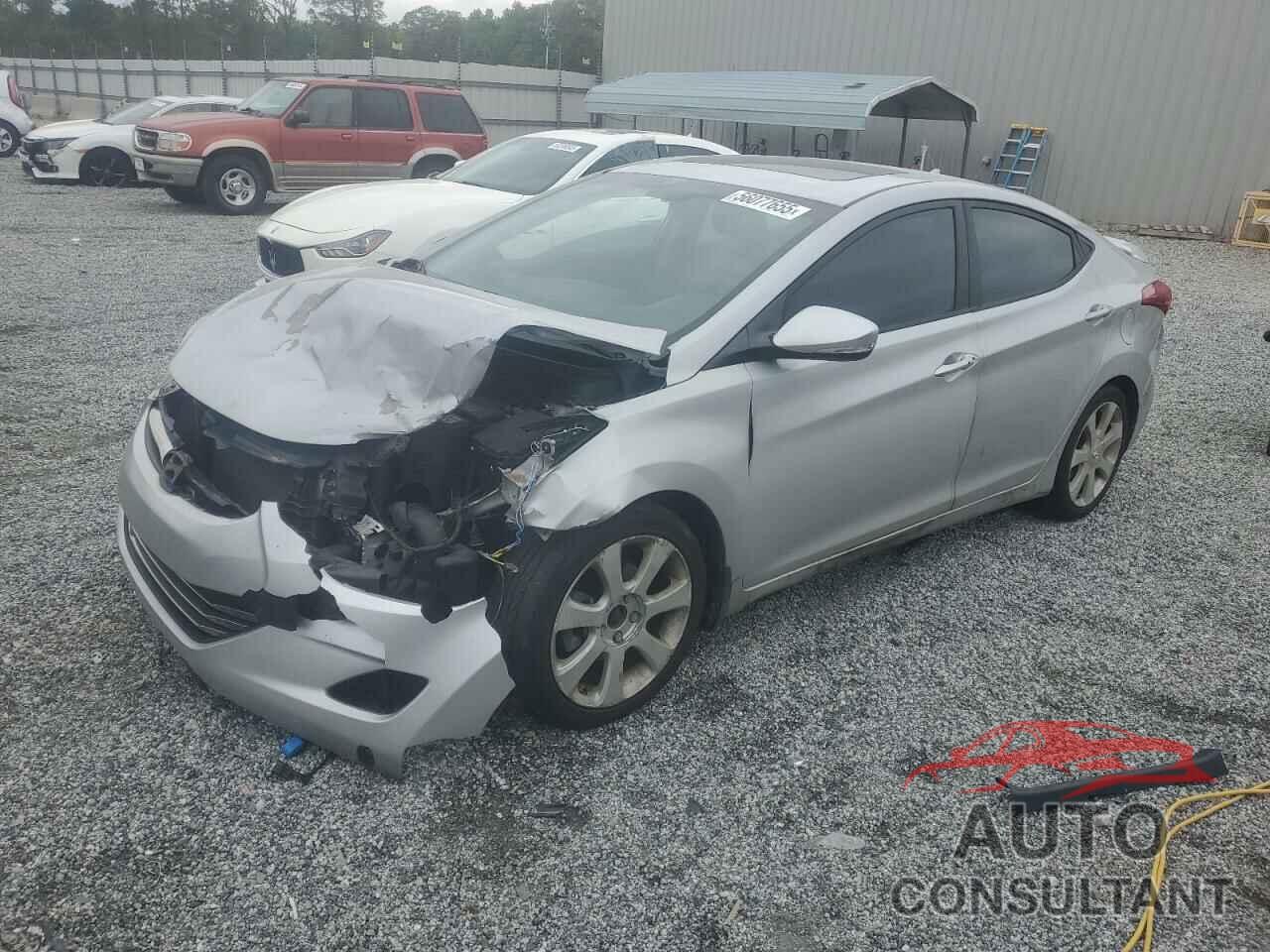 HYUNDAI ELANTRA 2013 - KMHDH4AE4DU720603