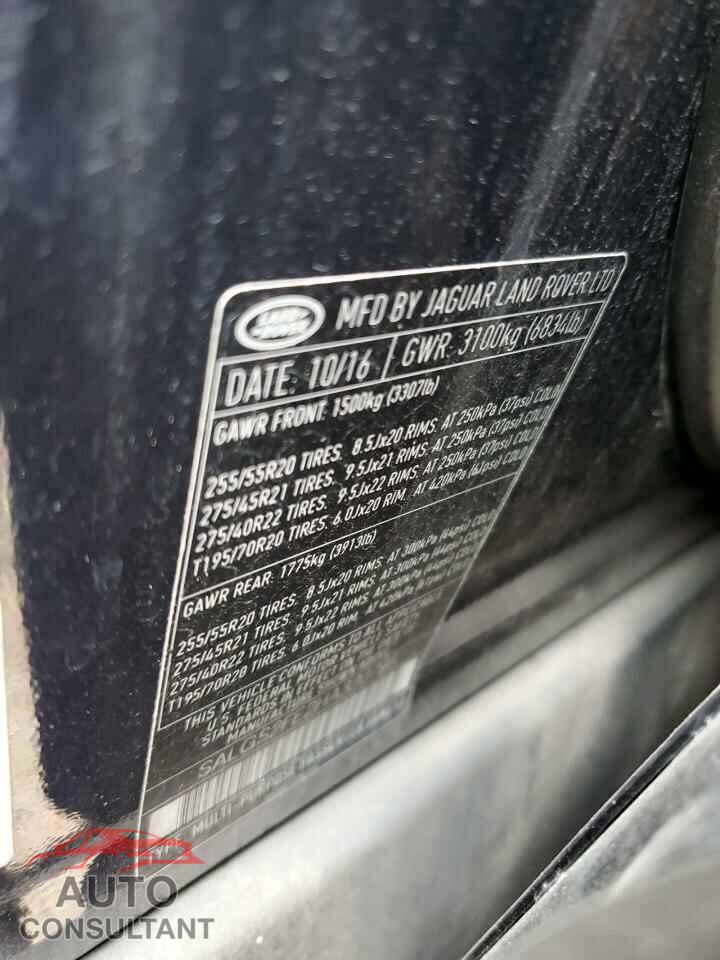 LAND ROVER RANGEROVER 2017 - SALGS2FE2HA320796