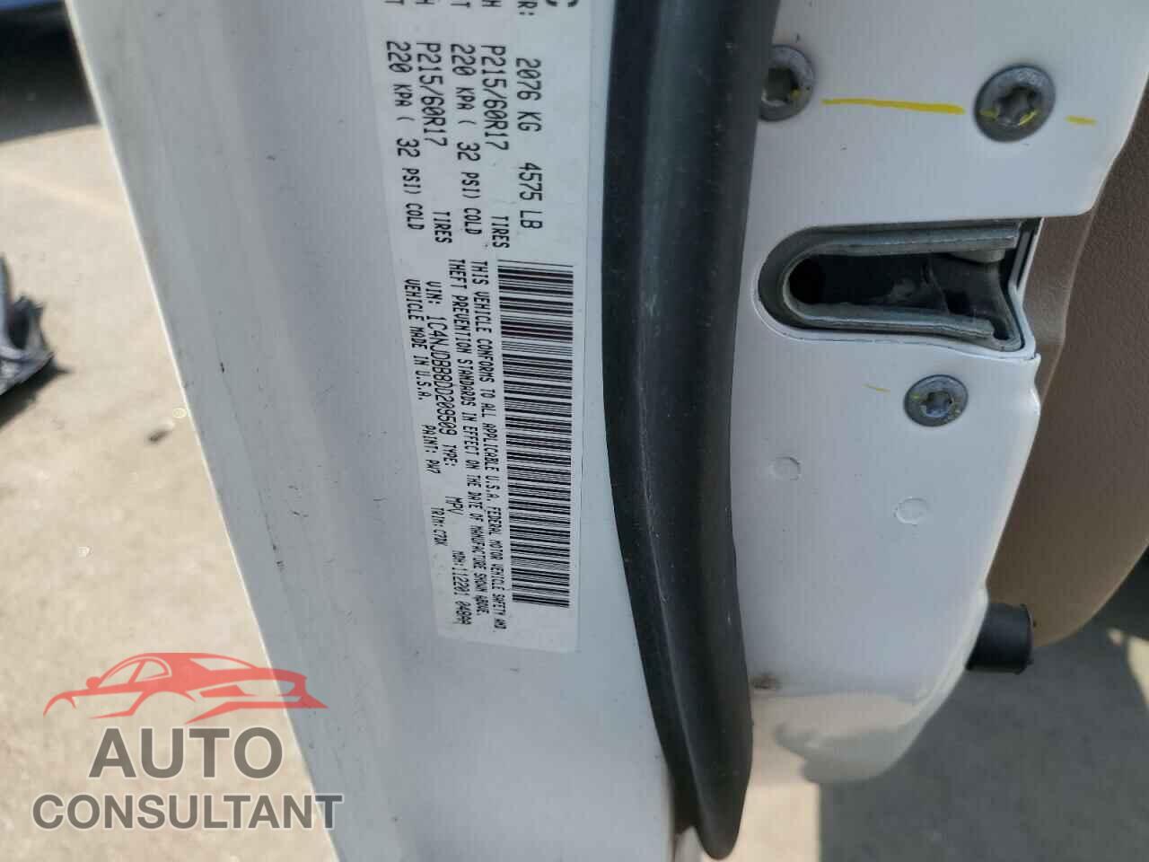 JEEP COMPASS 2013 - 1C4NJDBB8DD209509