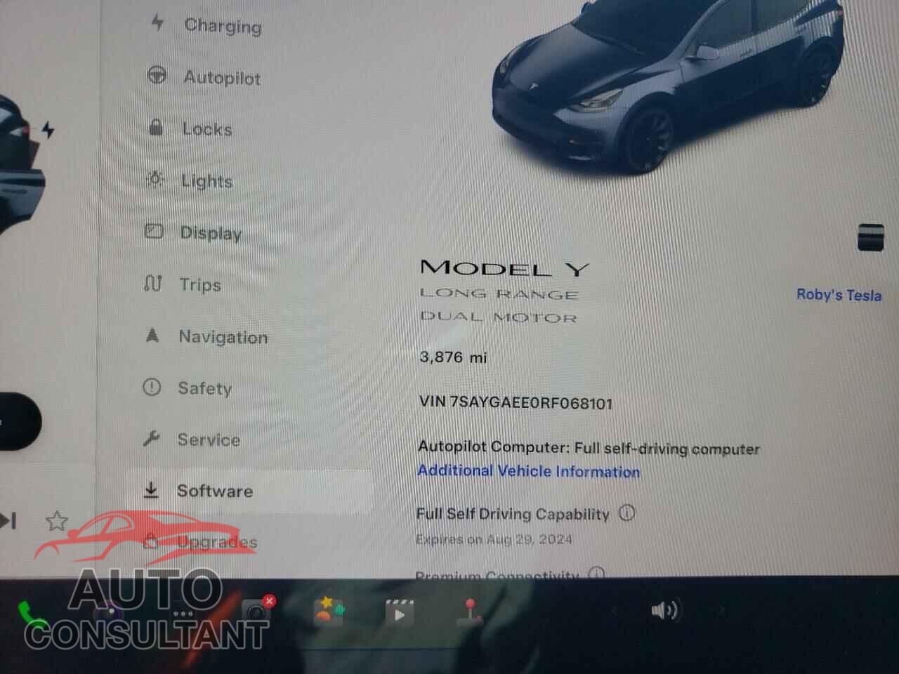 TESLA MODEL Y 2024 - 7SAYGAEE0RF068101