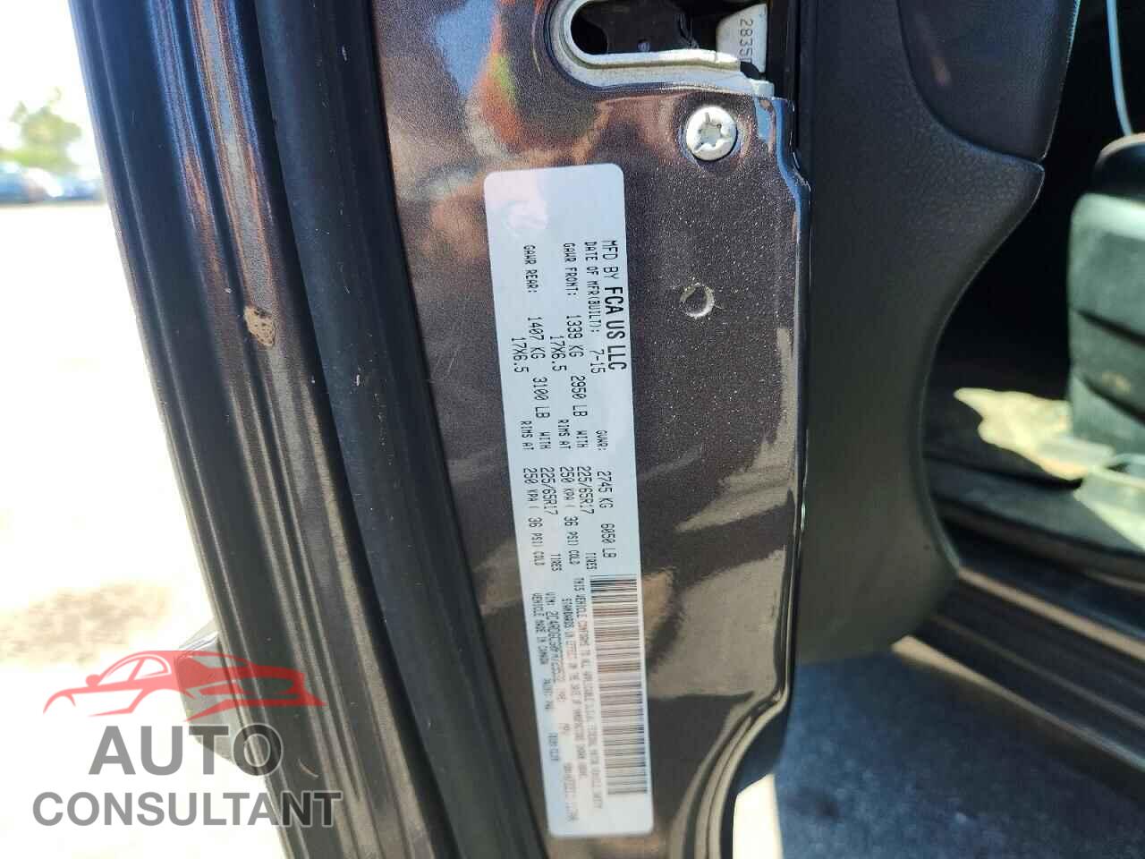 DODGE CARAVAN 2015 - 2C4RDGCG0FR729532