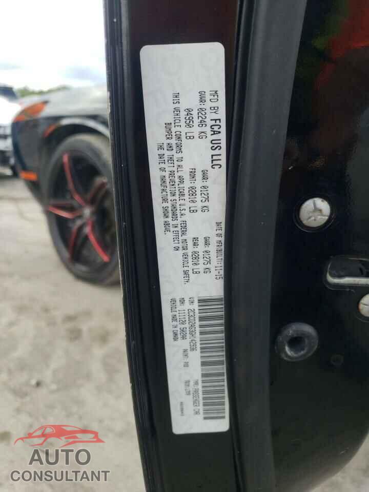 DODGE CHALLENGER 2016 - 2C3CDZAG3GH142936
