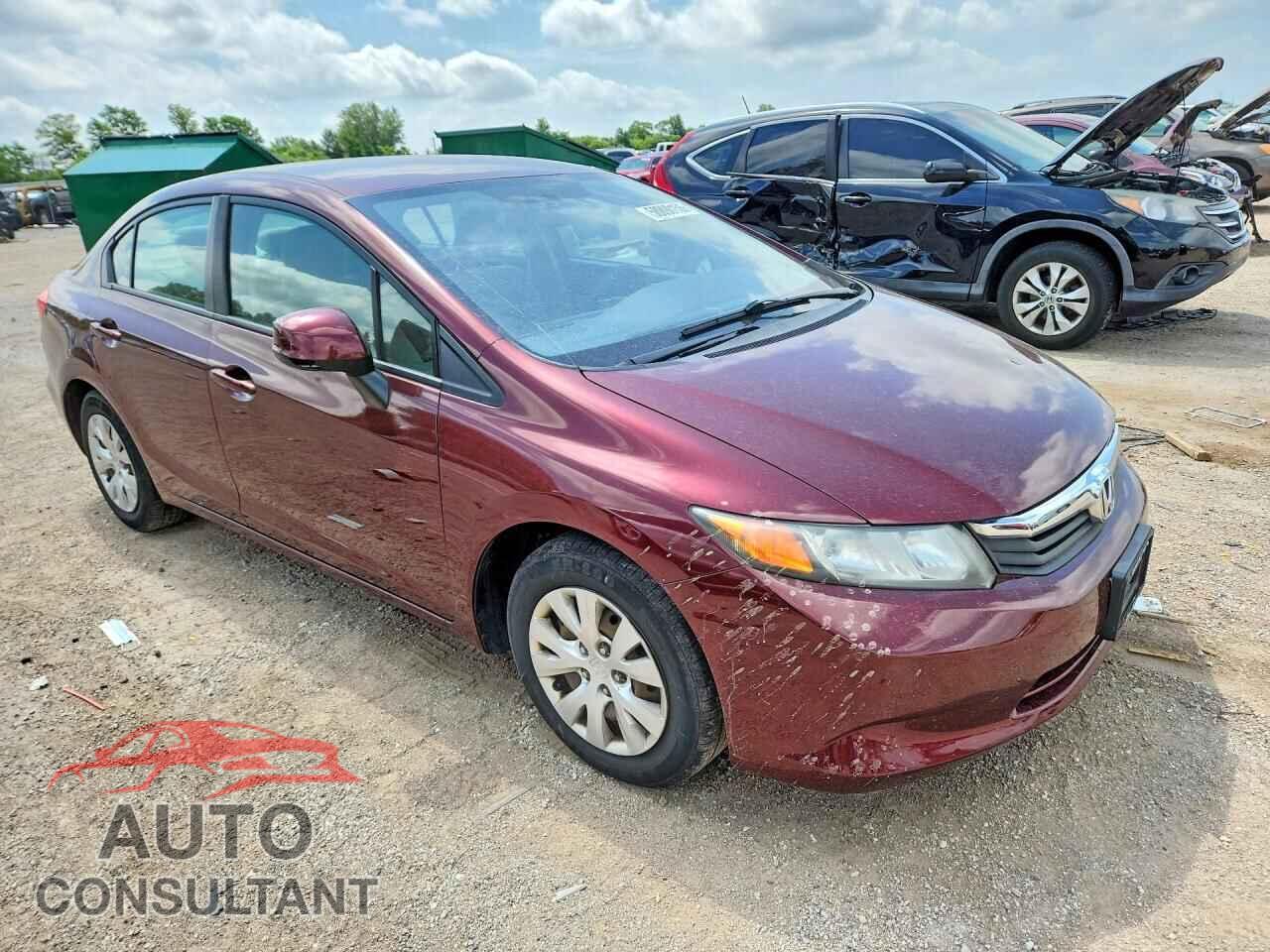 HONDA CIVIC 2012 - 19XFB2F56CE369458