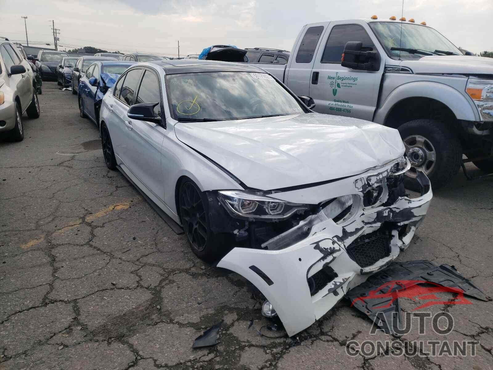 BMW 3 SERIES 2017 - WBA8B7G54HNU37535