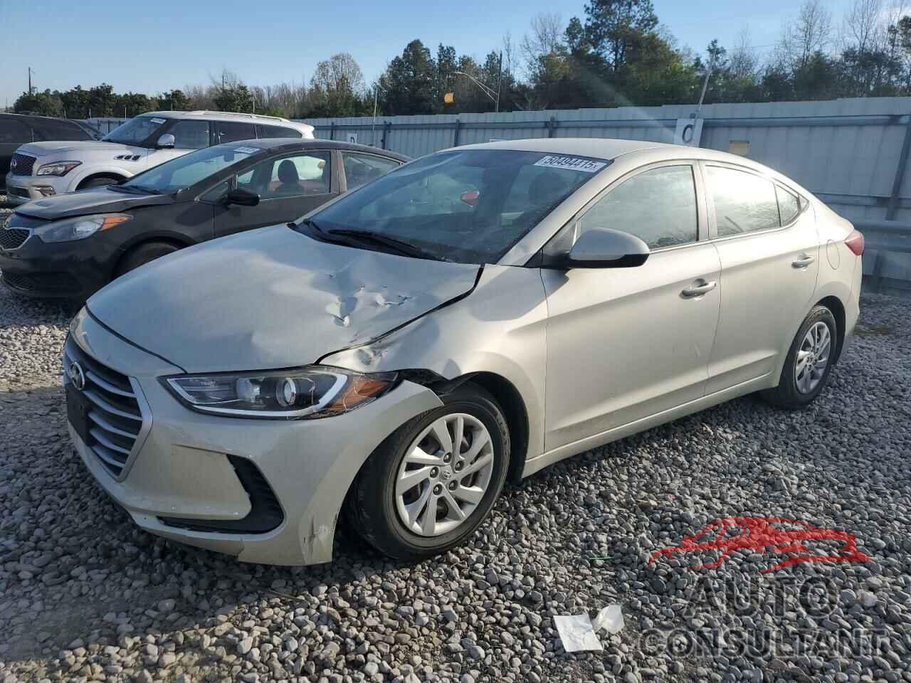 HYUNDAI ELANTRA 2017 - KMHD74LF7HU086766