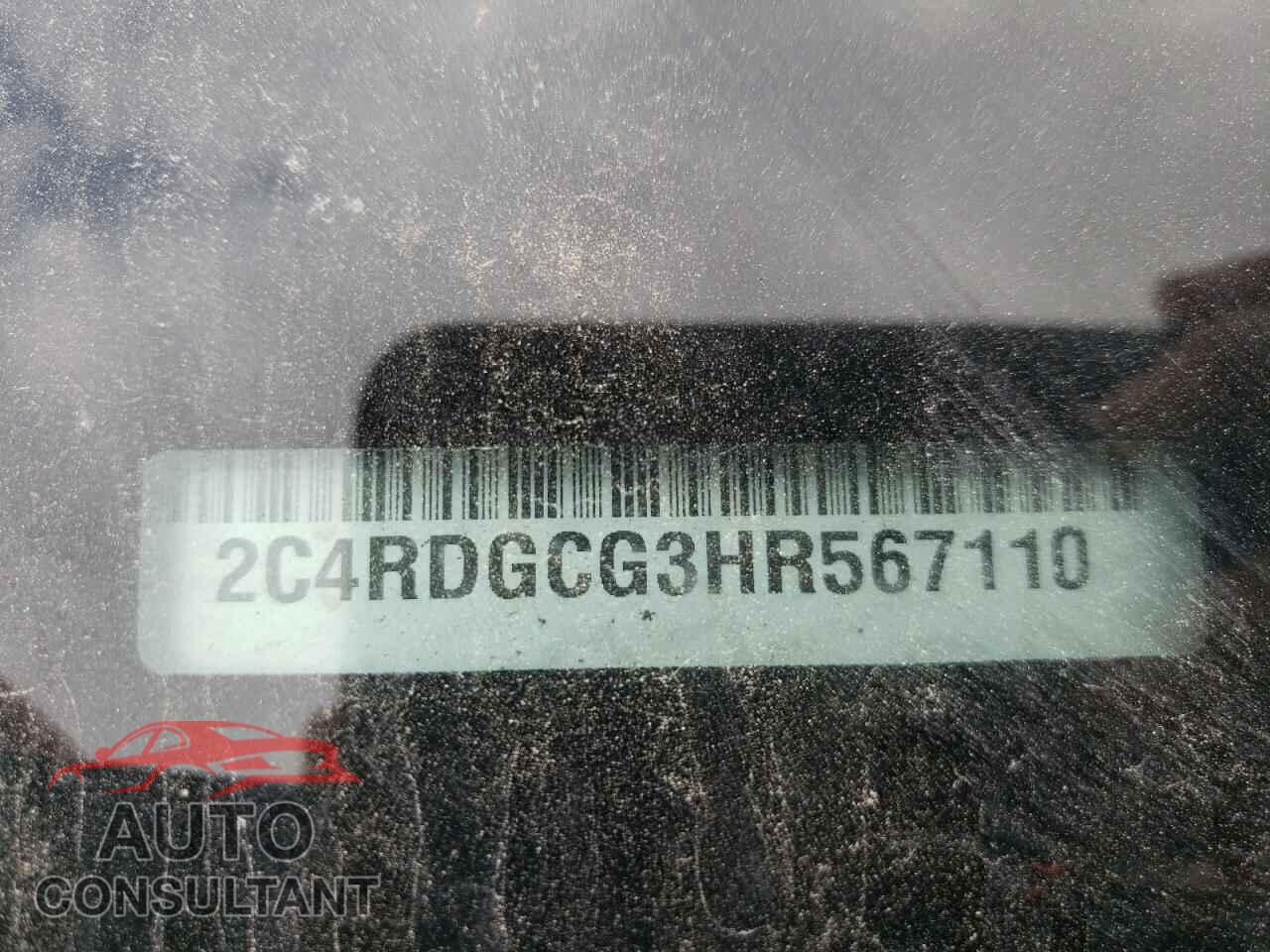 DODGE CARAVAN 2017 - 2C4RDGCG3HR567110