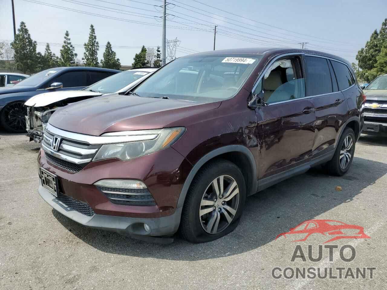 HONDA PILOT 2016 - 5FNYF5H35GB010189