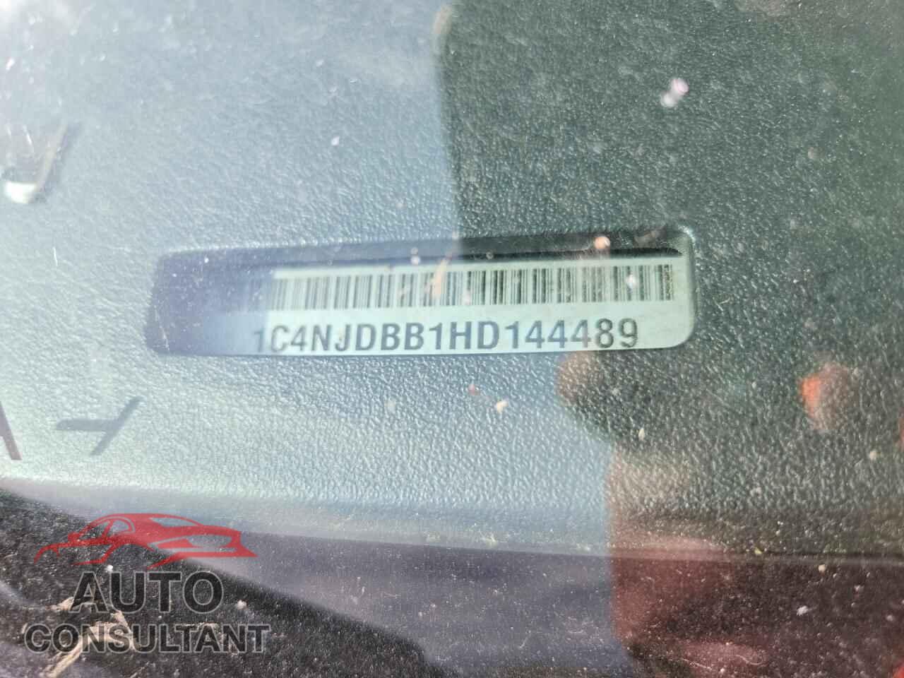 JEEP COMPASS 2017 - 1C4NJDBB1HD144489