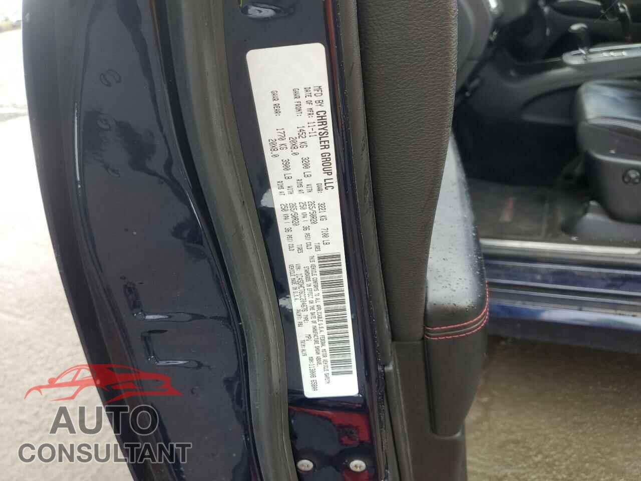 DODGE DURANGO 2012 - 1C4SDHCT6CC204676