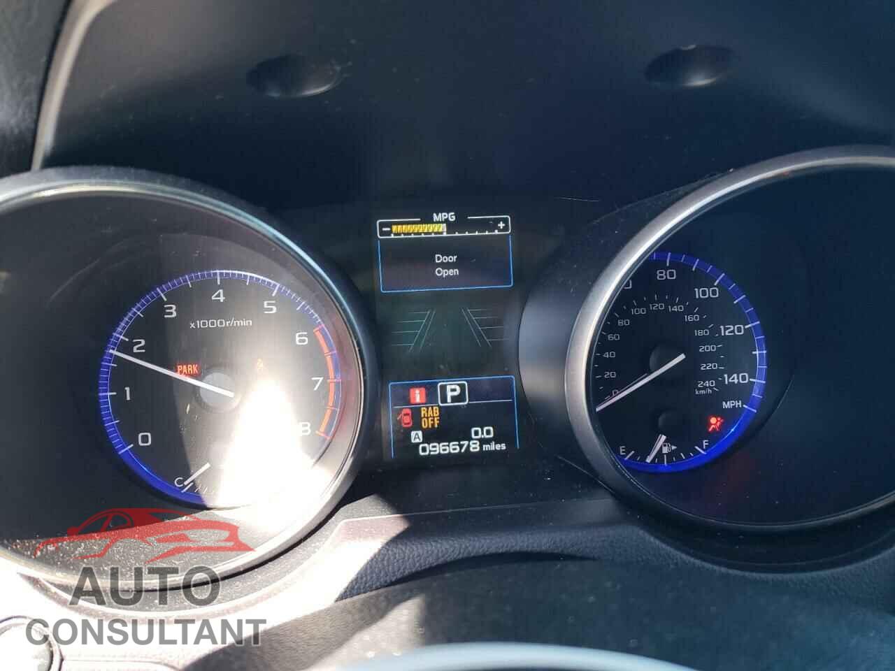 SUBARU OUTBACK 2017 - 4S4BSANC6H3390278