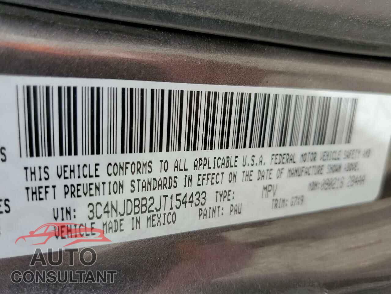 JEEP COMPASS 2018 - 3C4NJDBB2JT154433