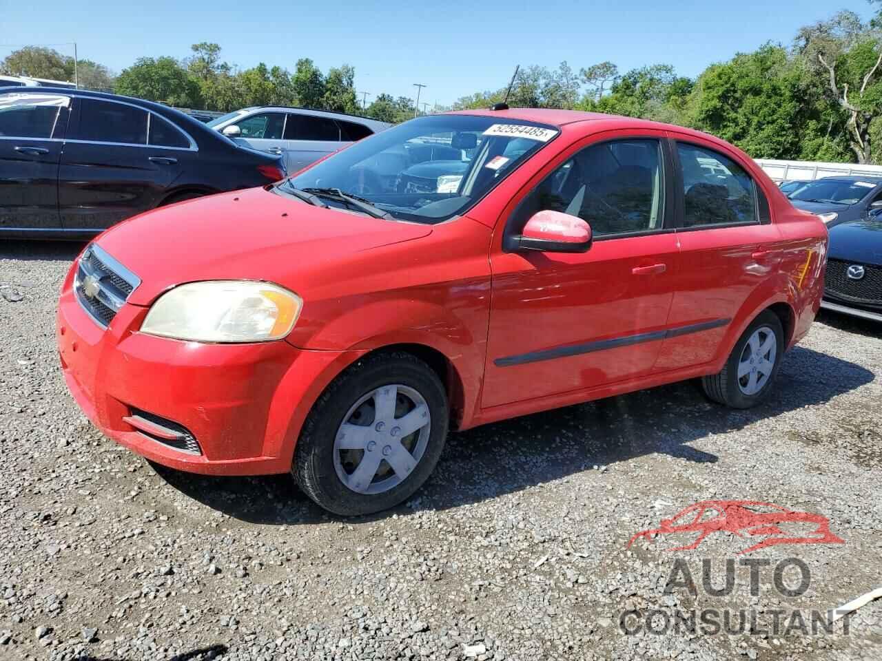 CHEVROLET AVEO 2010 - KL1TD5DE5AB134990