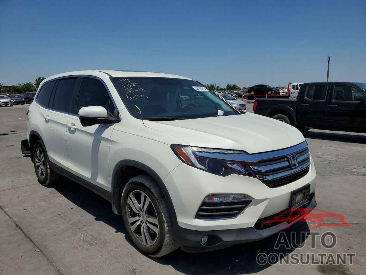 HONDA PILOT 2017 - 5FNYF5H56HB025674