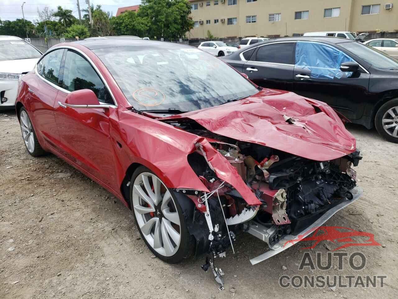 TESLA MODEL 3 2018 - 5YJ3E1EB7JF072797