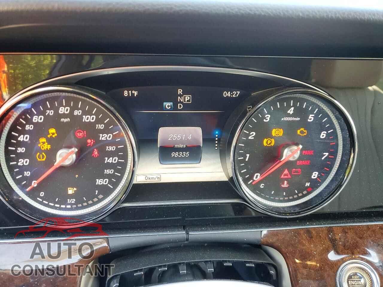 MERCEDES-BENZ E-CLASS 2018 - WDDZF4KB4JA404853