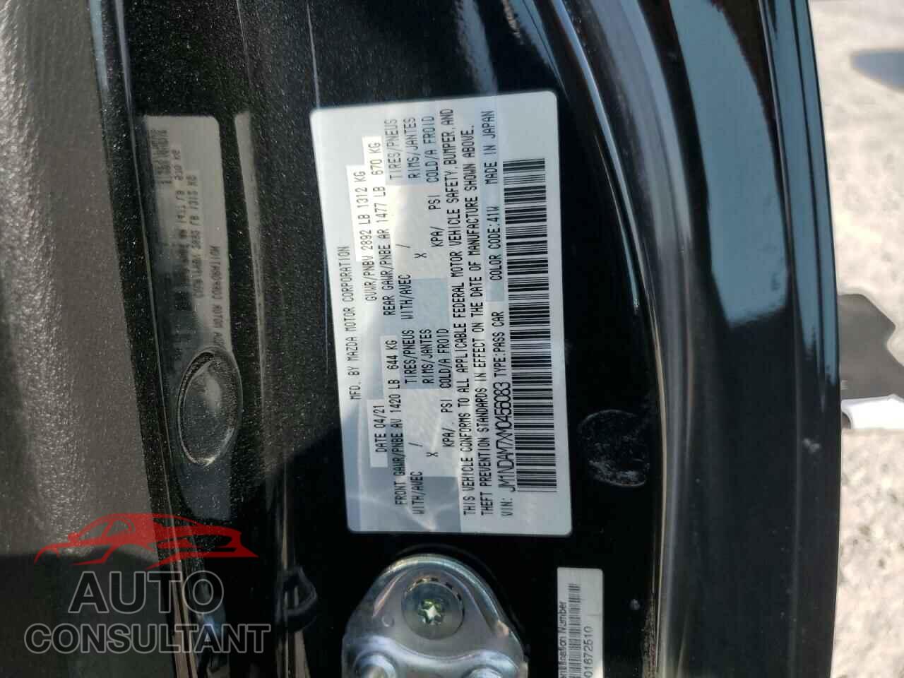 MAZDA MX5 2021 - JM1NDAM7XM0456083