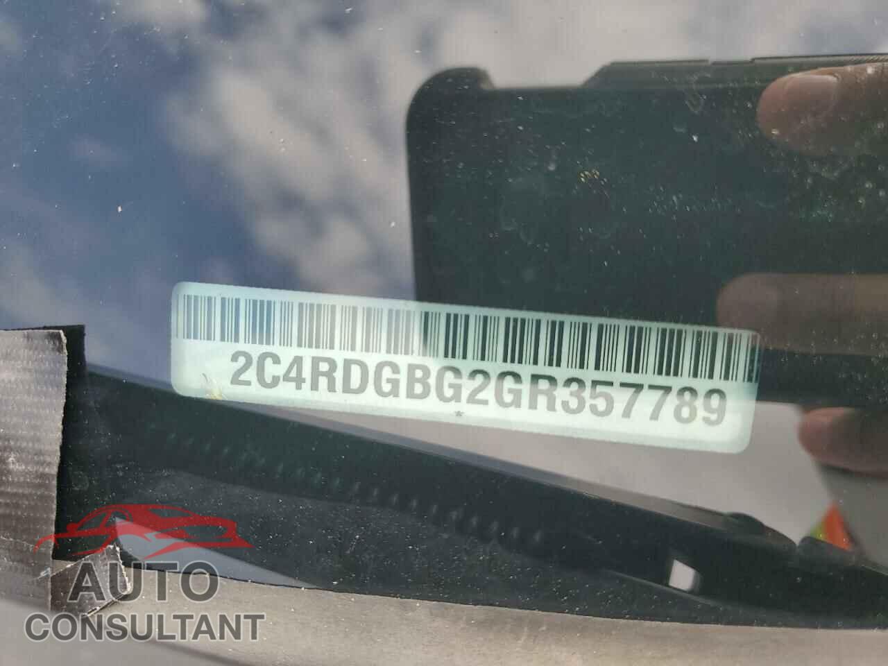 DODGE CARAVAN 2016 - 2C4RDGBG2GR357789