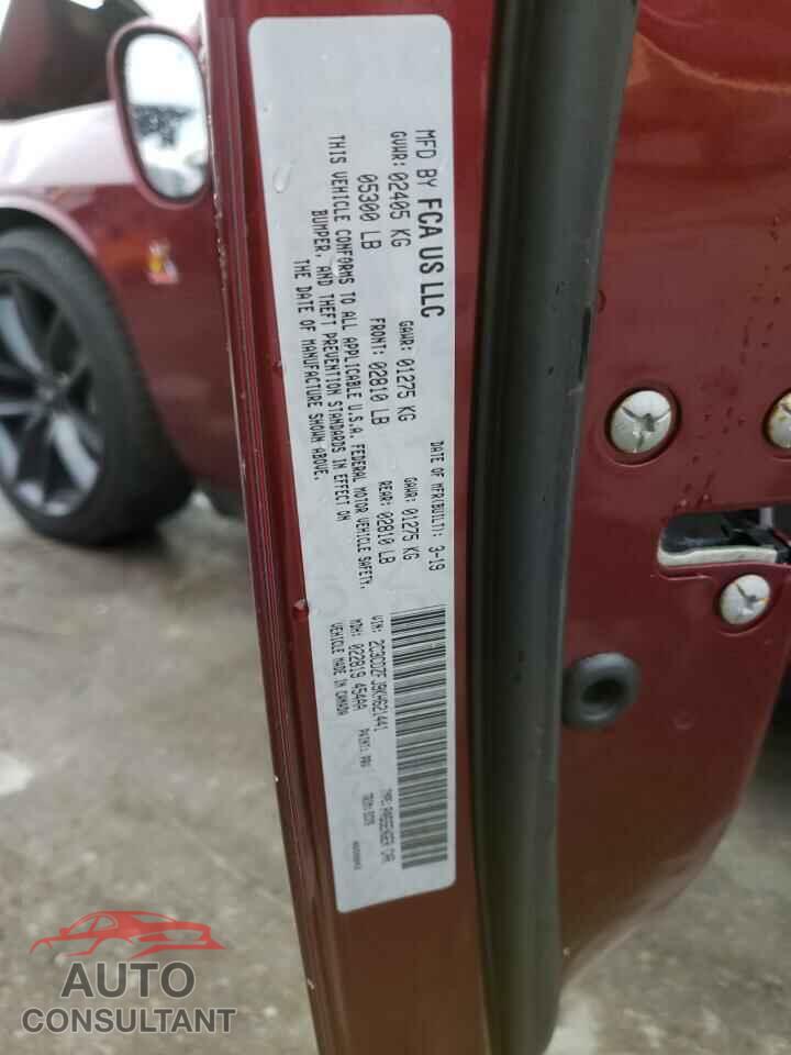 DODGE CHALLENGER 2019 - 2C3CDZFJ9KH621441