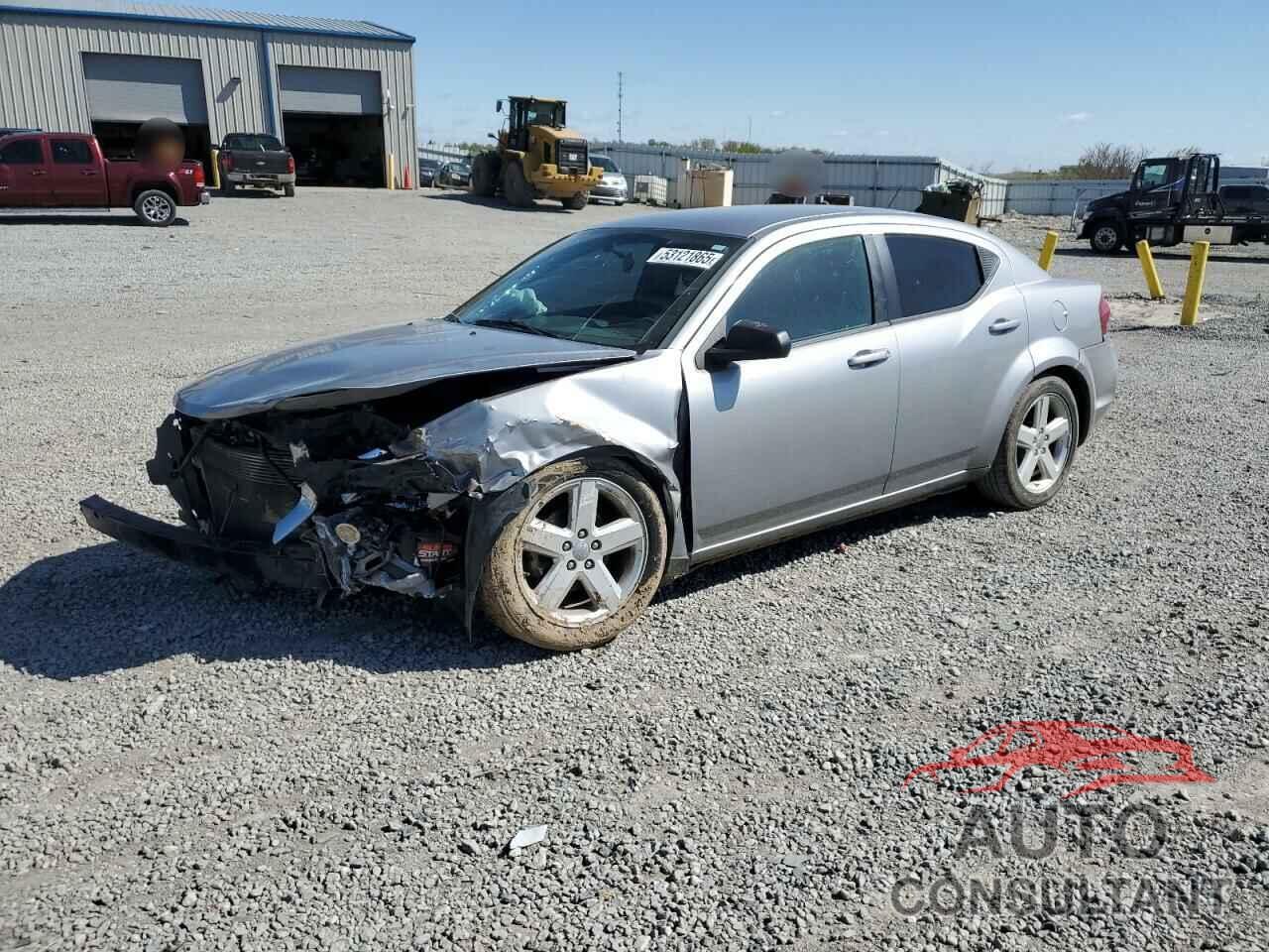 DODGE AVENGER 2013 - 1C3CDZAB2DN518131