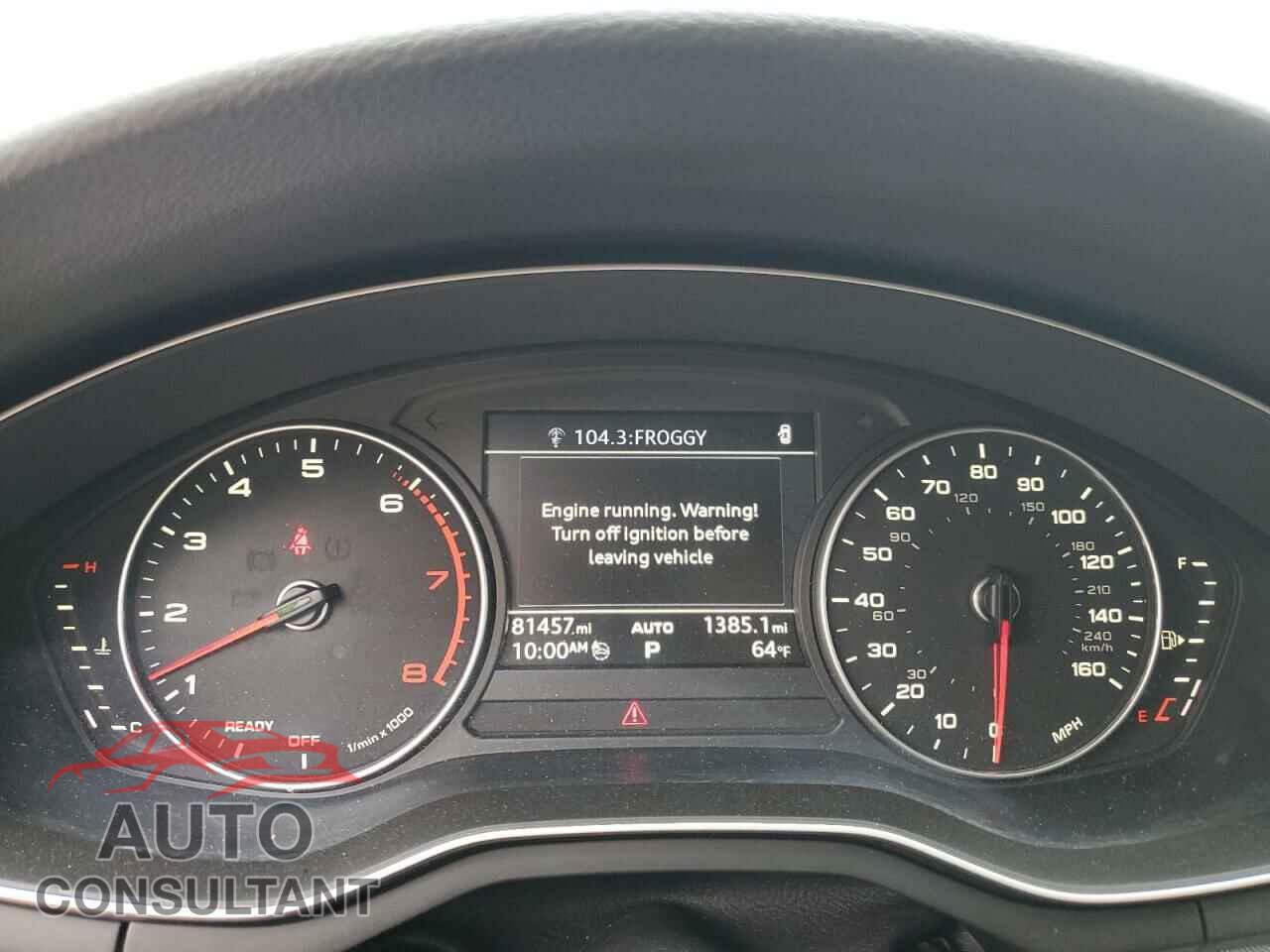 AUDI A4 2017 - WAUANAF40HN022825