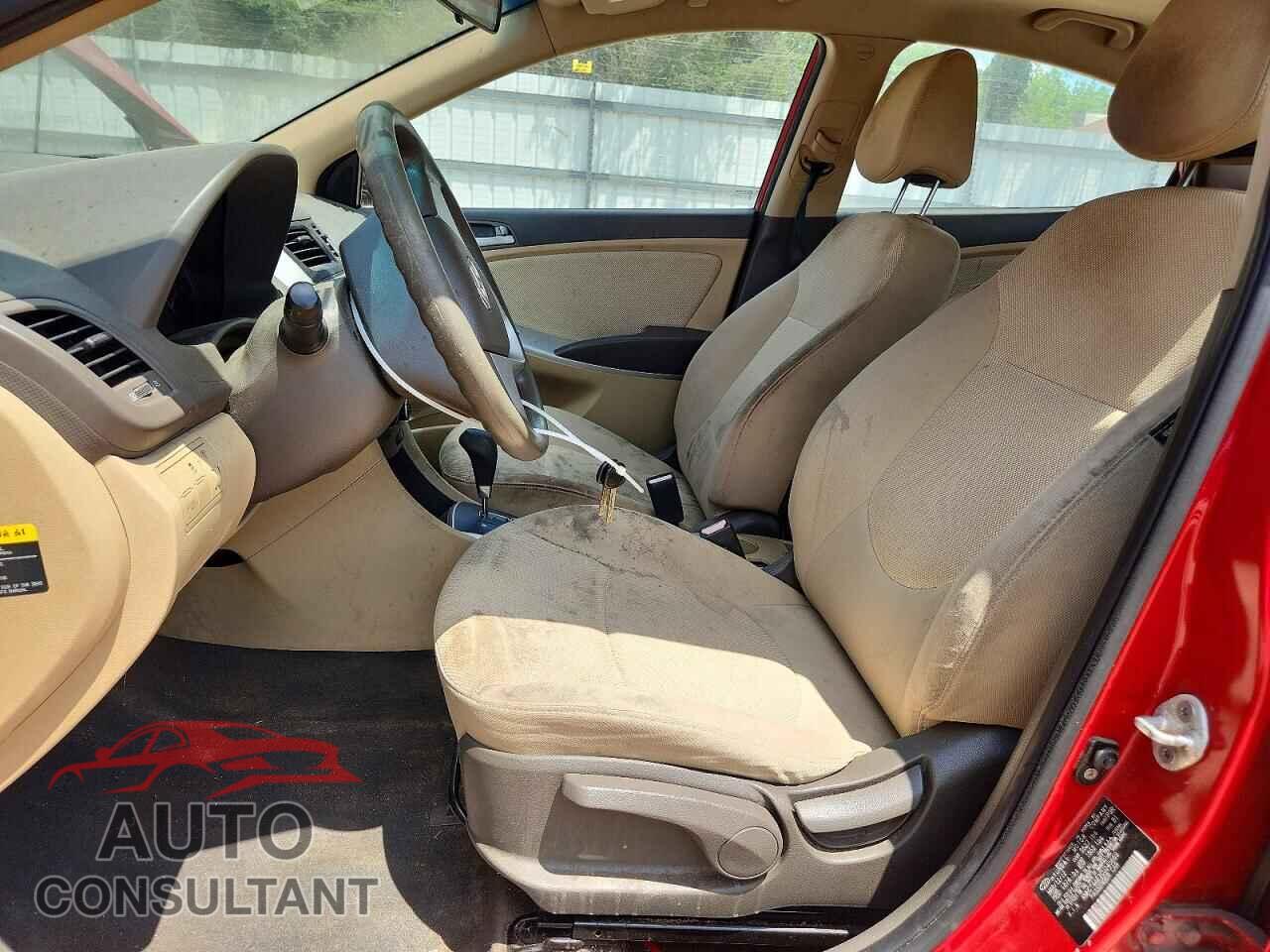 HYUNDAI ACCENT 2012 - KMHCT4AE2CU245669