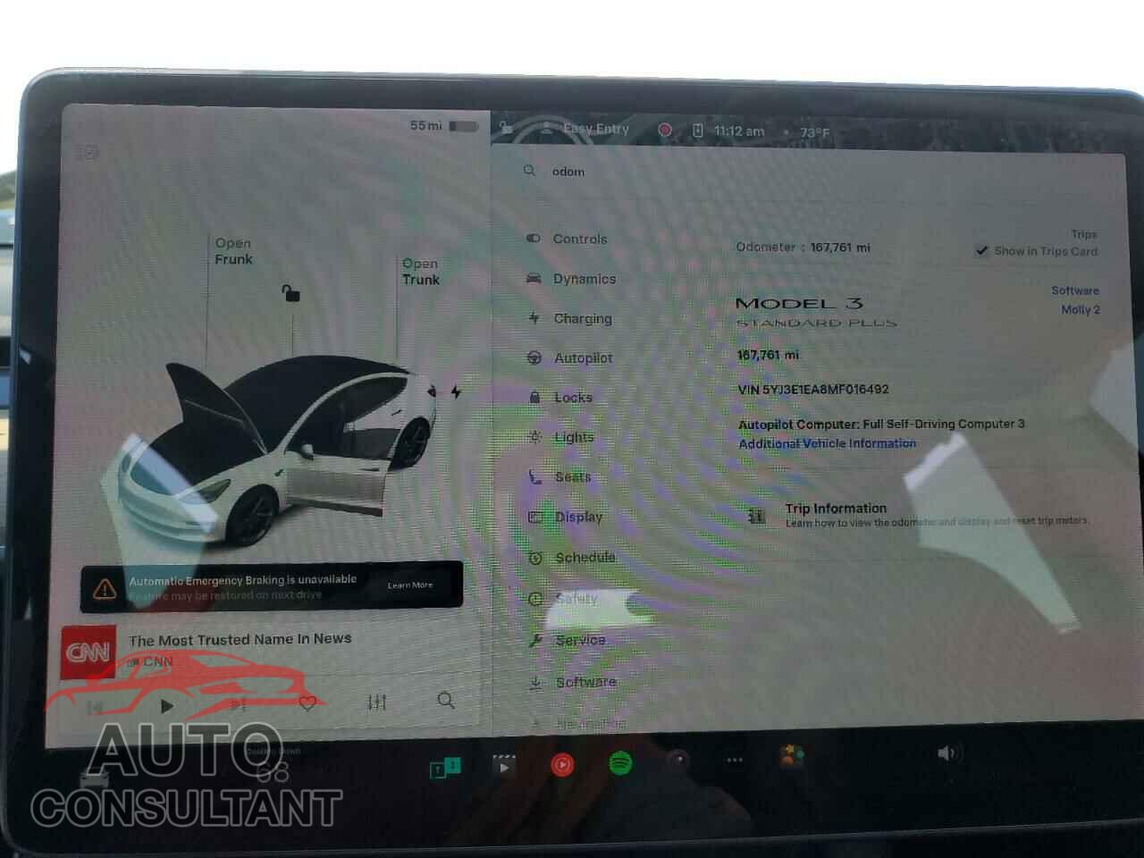 TESLA MODEL 3 2021 - 5YJ3E1EA8MF016492