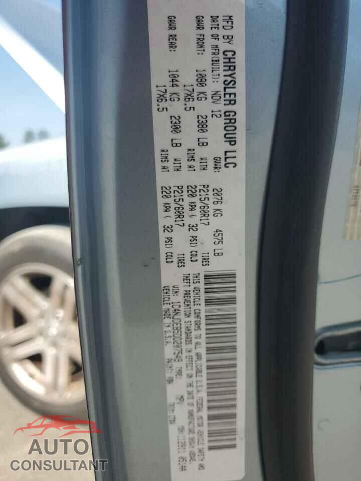 JEEP COMPASS 2013 - 1C4NJDEB5DD207549