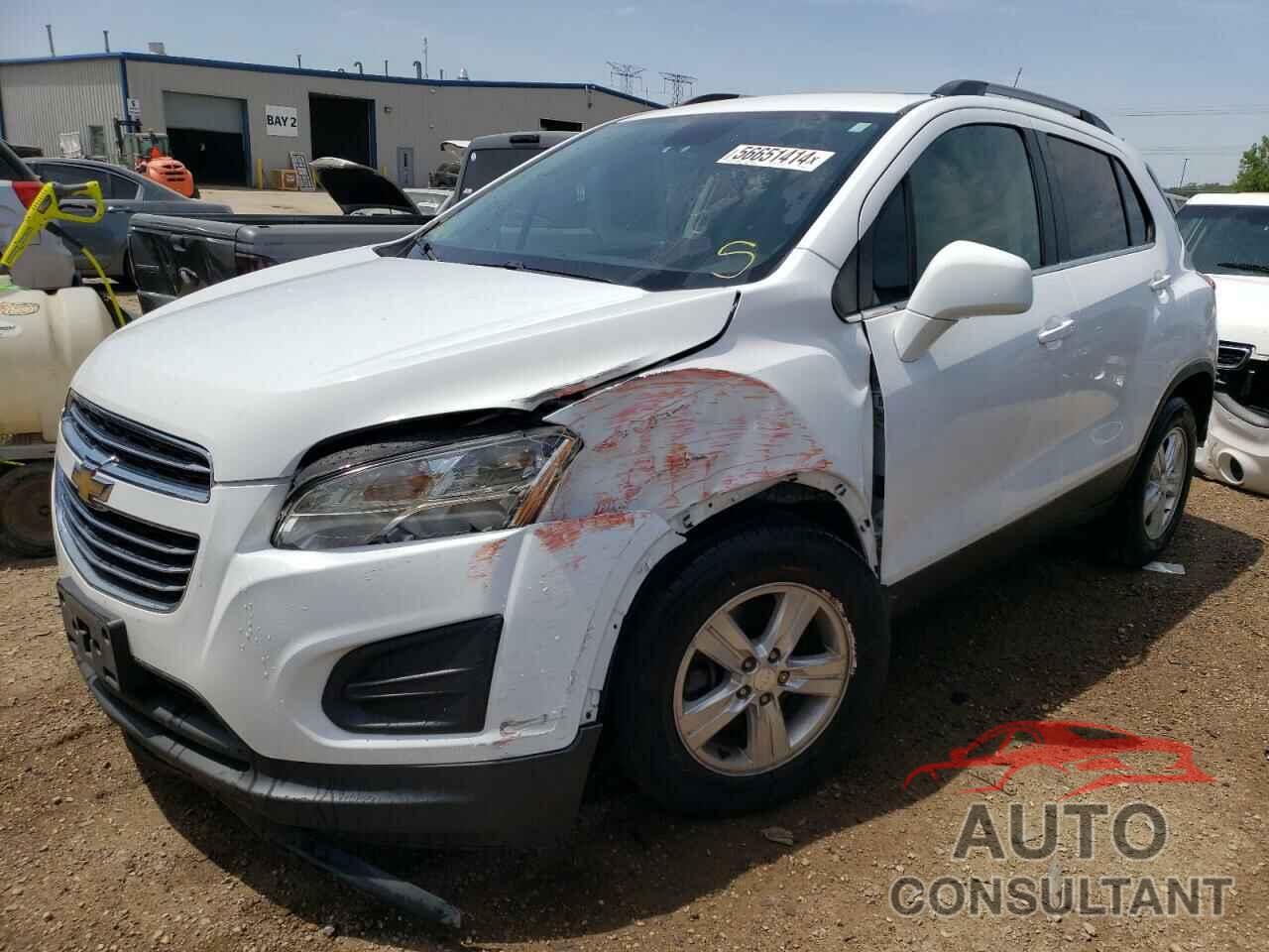 CHEVROLET TRAX 2016 - 3GNCJLSB3GL242134