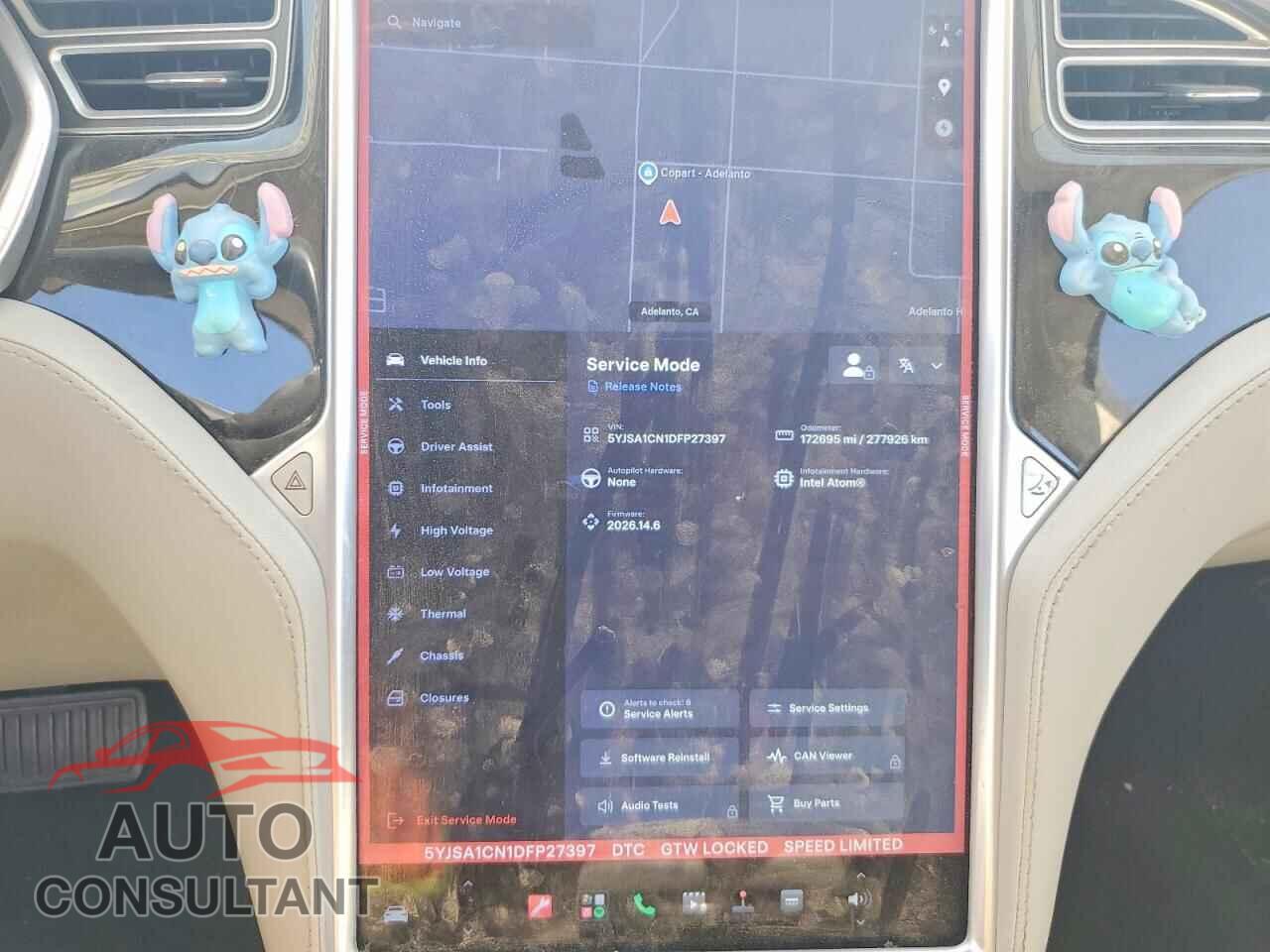 TESLA MODEL S 2013 - 5YJSA1CN1DFP27397