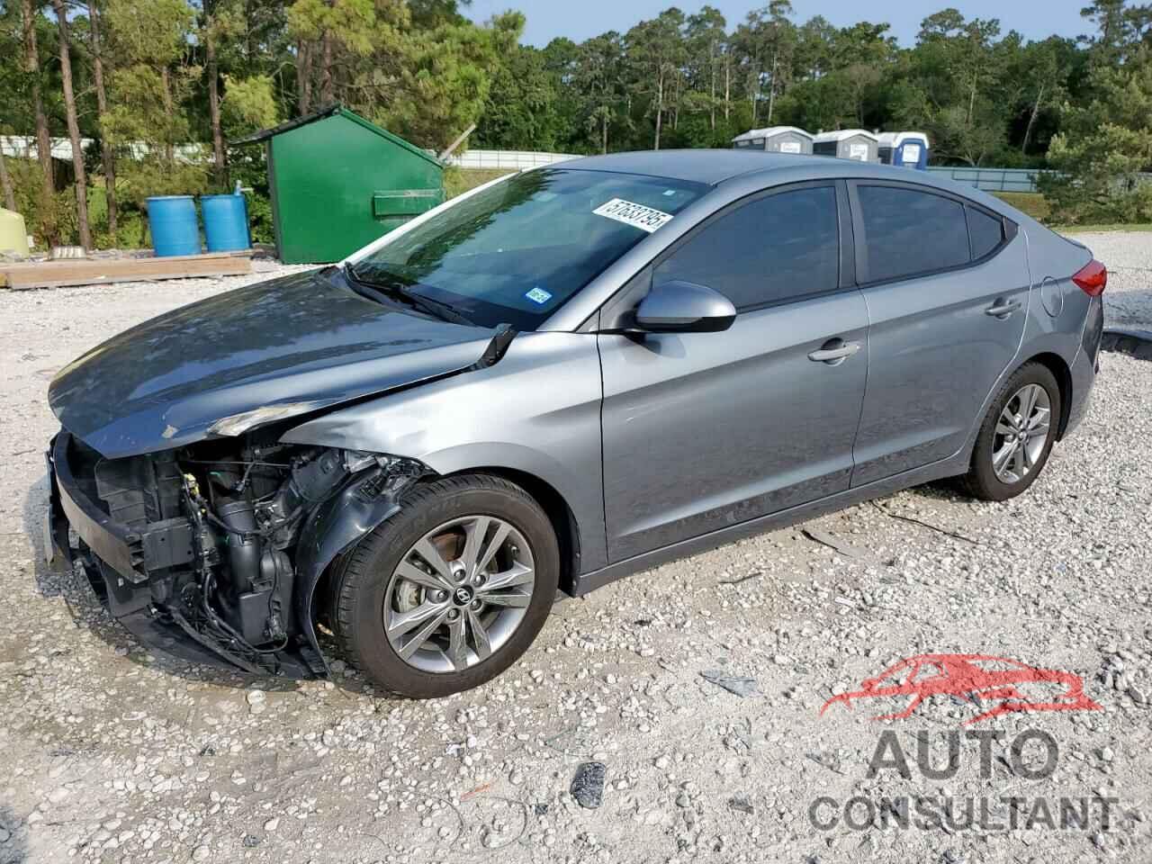 HYUNDAI ELANTRA 2017 - KMHD84LF0HU060801